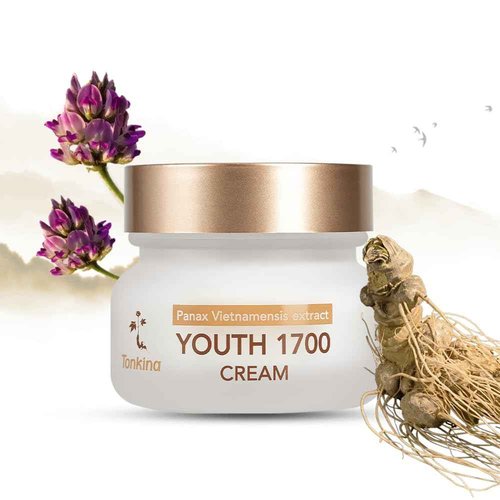 Youth 1700 Anti Aging Night Cream, Face Moisturizer with Niacinamide, Hyaluronic Acid, Peptide, Bakuchiol & Vietnamese Ginseng for Firming, Reduces Fine Lines & Wrinkle, All Skin Types, 1.76 oz