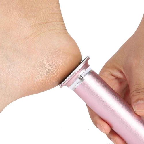 Electric Callus Remover for Feet Adjustable Speed, Electric Foot Callus Remover with 60pcs Replacement Sandpaper Discs, Powerful Pedicure Electronic Foot File for Dead Dry Hard Skin Calluses(US)