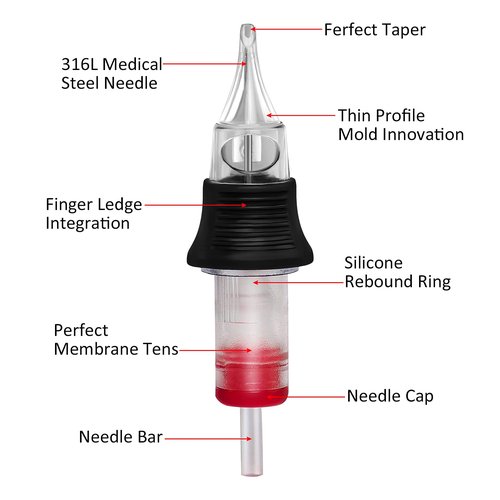 Tattoo Cartridge Needles - 80Pcs Tattoo Needles 1205CM 1207CM 1209CM 1211CM Curved Magnum (12CM Mixed)