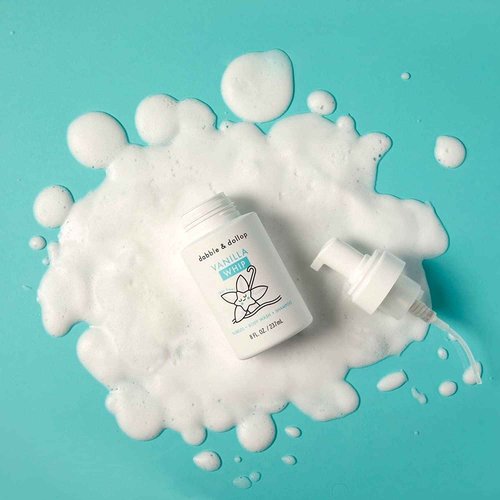 Dabble & Dollop Coconut + Vanilla Body Wash & Shampoo – 3-in-1 Natural Bubble Bath for Kids, No Parabens or Sulfates, Vegan, Gluten-Free, Tear-Free (2-Pack)