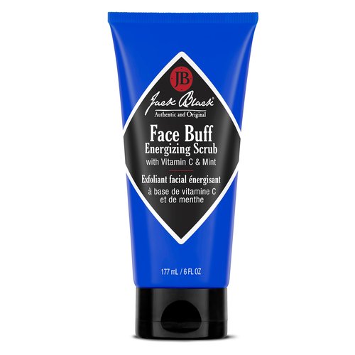 Jack Black Face Buff Energizing Scrub, 6 fl oz - Mens Facial Scrub, Exfoliating Face Wash for Men, Mens Skin Care and Facial Care