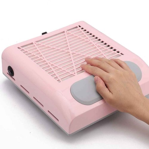 Nail Vacuum Cleaner 80W Nail Dust Collector Machine with Reusable Filter Strong Suction Nail Art Vacuum Cleaner Manicure Tool for Acrylic Gel Poly Nails Polishing Filing