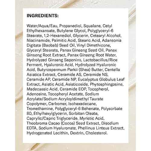 Then I Met You Renewing Rich Beauty Cream, Deep Hydration Korean Moisturizer with Quad Ginseng Complex, Fast Absorbing Vegan-Cruelty-Free Plant-Based Antioxidant, Alcohol Free Skincare for Exfoliated