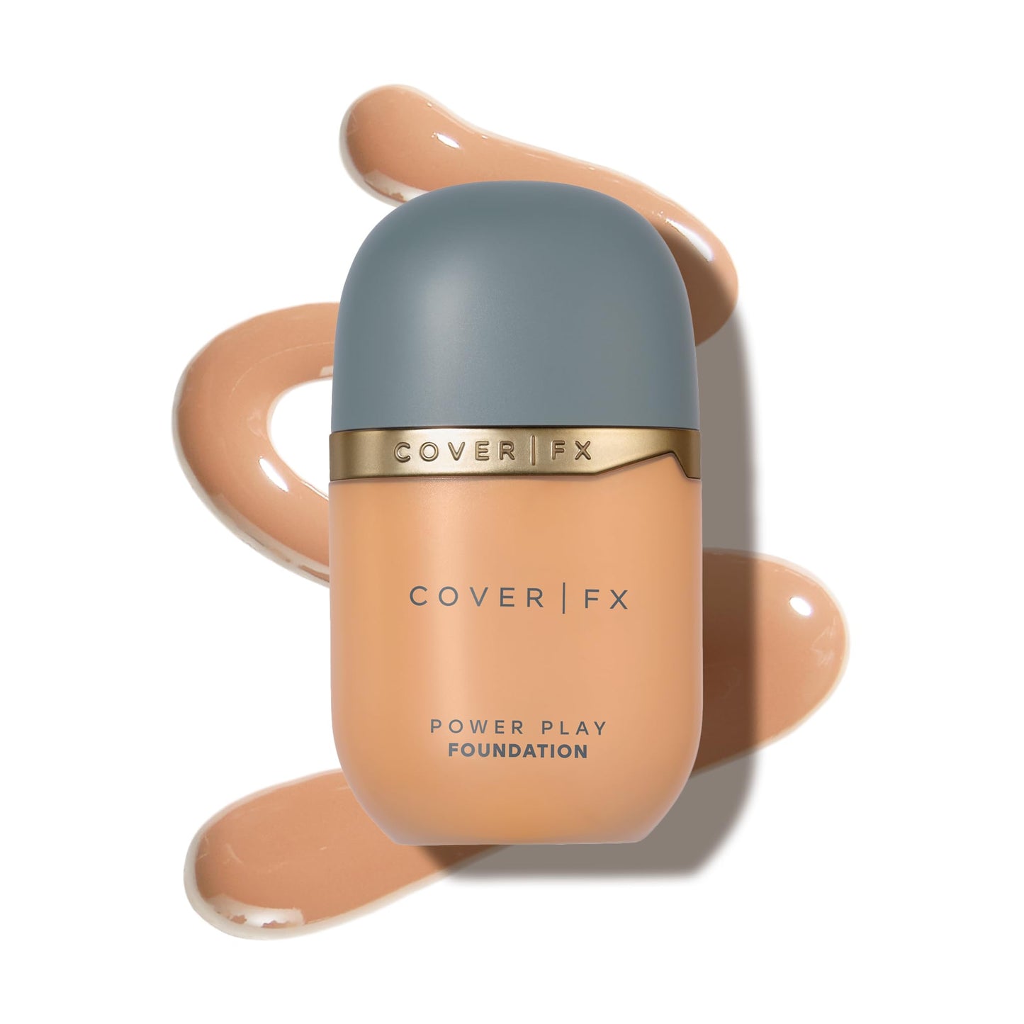 COVER FX Power Play Foundation - Shade M2 - Buildable Full Coverage - Waterproof Sweat-Proof Transfer-Proof - Natural Matte Finish - All Skin Types