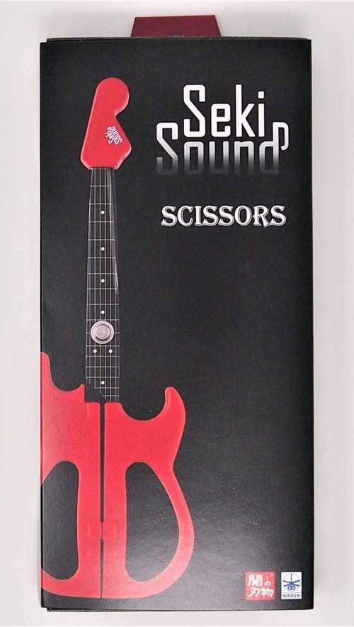 Nikken Cutlery SekiSound SS-20R Guitar Scissors with Stand, Gift Box Included