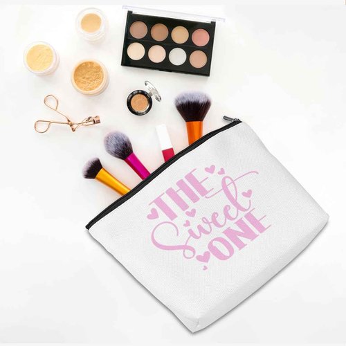 CQM Funny Girls Weekend Gifts Girls Trip 2025 Makeup Bag, Cosmetic Case, Pink, Fashion Pattern, Waterproof, Zipper Pouch, 9.6 x 7.4 inches, Perfect for Travel, Makeup, Gift for Women