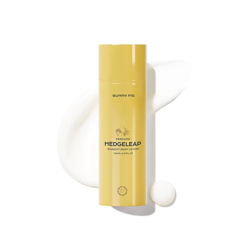 HedgeLeap Scented Perfume Body Lotion – Sunny Fig with Notes of Lemon Zest, Fig Nectar, Osmanthus & Sandalwood | Long-Lasting Glow Niacinamide Moisturizer, K Beauty Lotion (5.07 fl oz)