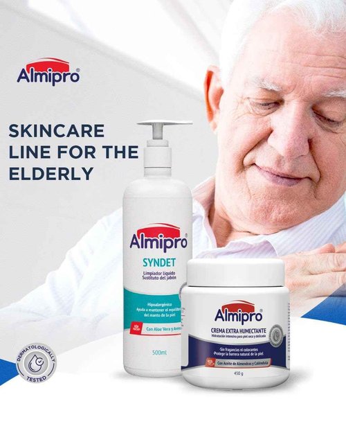 almipro Delicate Sensitive Skin Care Bundle – Extra Moisturizing Cream and Soothing, Moisturizing Body Wash for Delicate Skin – Nourish, protect, and repair Skincare Duo of 15.87 oz. Jar + Bottle 1