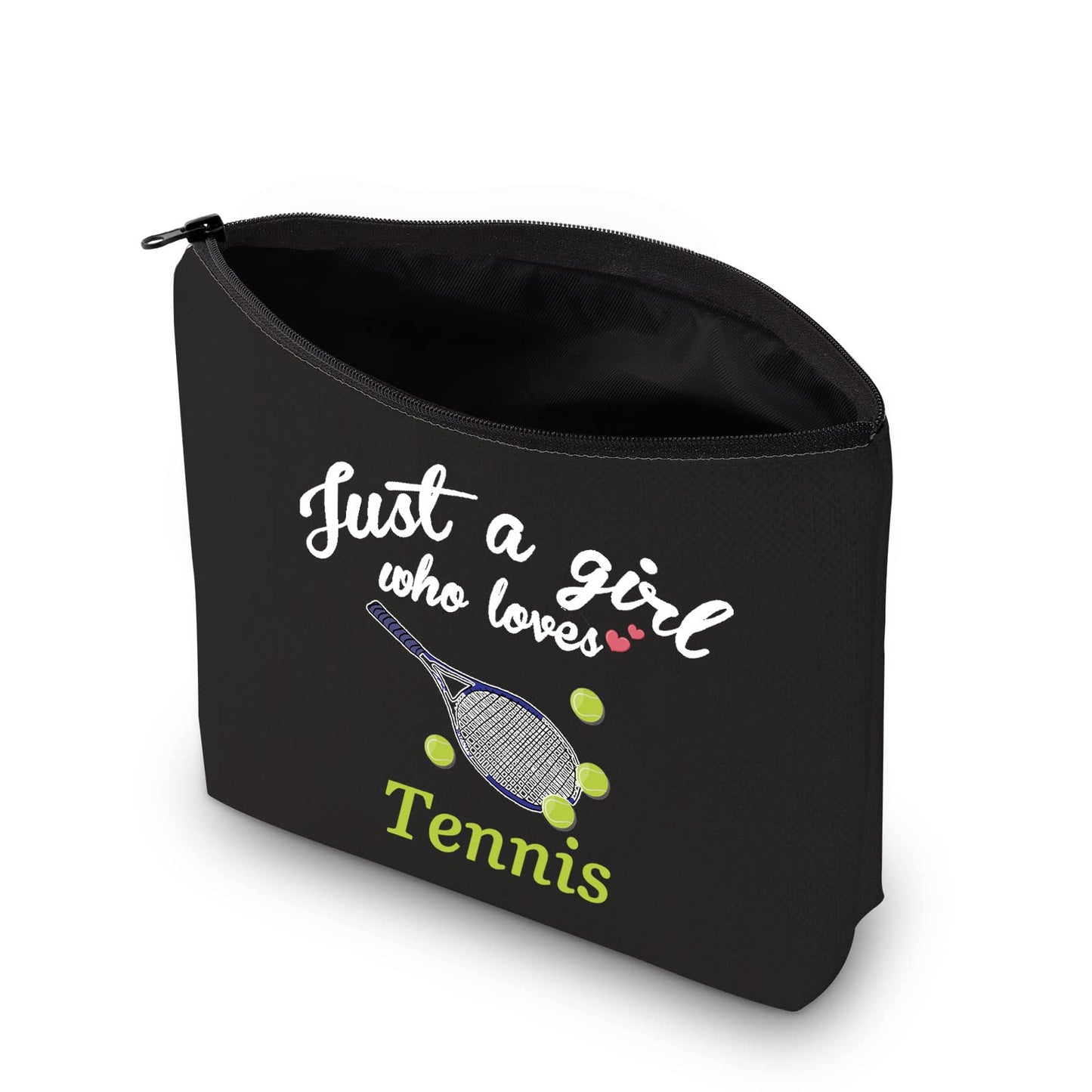 CMNIM Tennis Makeup Bag Tennis gift for Her Tennis Players Gifts Tennis Lover Gifts Tennis Racquet Cosmetic Bags Small Travel Pouches