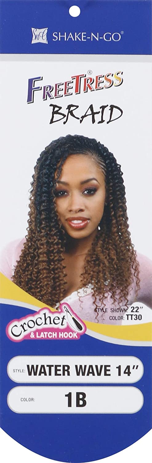 MULTI PACK DEALS! FreeTress Crochet Braids Water wave 14" (3-PACK, OT30)