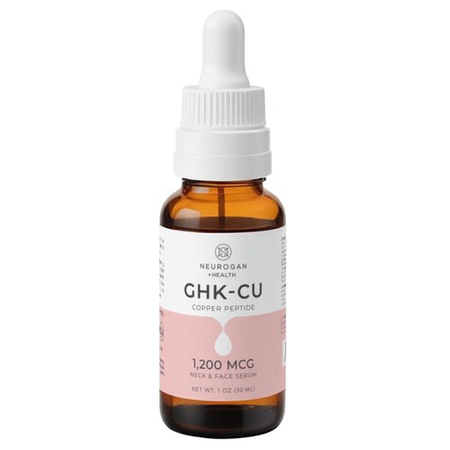 Neurogan - GHK-Cu (Copper Peptide) Neck & Face Serum 1,200mcg (1 oz bottle)