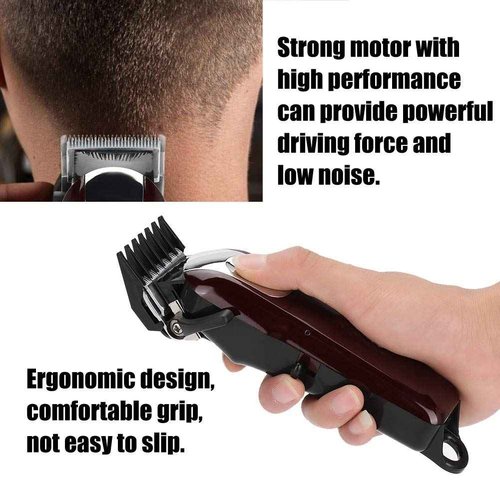 Hair Clipper, Professional USB Barbering Clipper Home Hair Cutting Kit with 4 Limit Combs for Men Women Kids Family Use