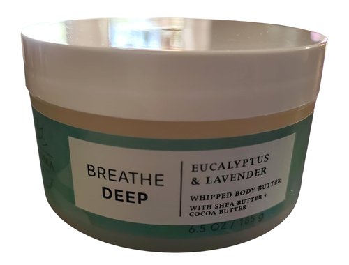 Bath and Body Works Aromatherapy Eucalyptus Lavender Breathe Deep Whipped Body Butter