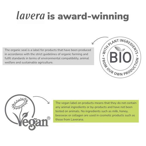 lavera Firming Day Care - Anti Aging Face Cream with Triple Hyaluron & Bakuchiol for Smooth Skin - Anti Wrinkle Face Cream - Face Moisturizer - PETA Certified - Vegan - Made in Germany - 1.7 Fl Oz