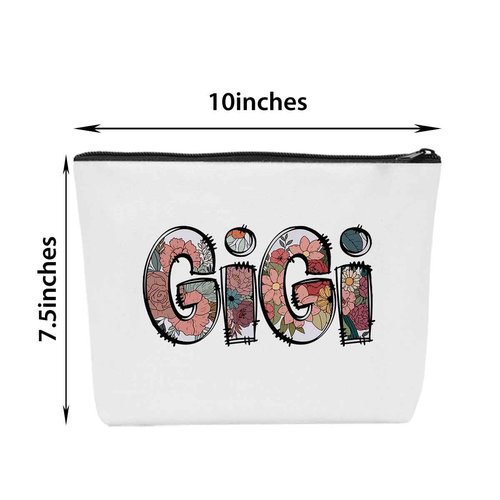 Gifts for Gigi Makeup Bag Mother's Day Birthday Christmas Appreciation Gigi Makeup Pouch Gift for Grandma Make Up Bags for Women Cosmetic Bags Presents for Grandma (1 Pcs)