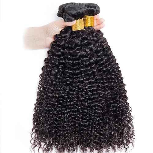 Water Wave Human Hair Bundles Natural Color 14 16 18 Inch 8A Grade Wet And Wavy Bundles Human Hair Double Weft Weave Extensions Hair Soft And Healthy for Black Women
