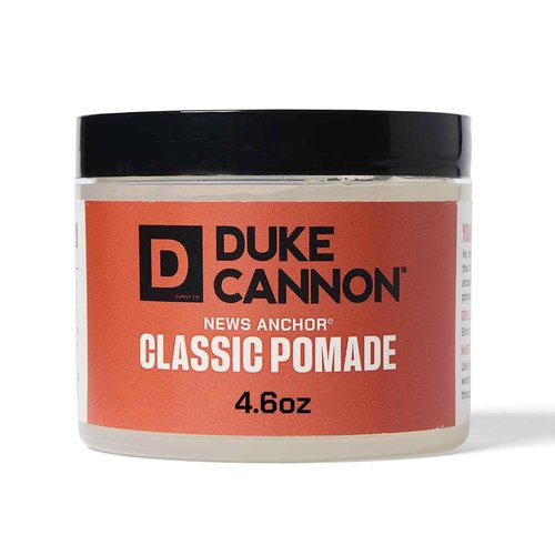 Duke Cannon Pomade 2-Pack Bundle – News Anchor Classic & Hurricane Hold, 4.6 oz Each – Strong Hold, Easy Rinse, Water-Based Formula, Ideal for Short to Medium Styles