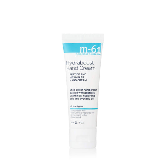 m-61 Hydraboost Hand Cream | Fast-Absorbing, Fragrance-Free Hand Cream with Shea Butter, Hyaluronic Acid, and Vitamin E - 2.5 Fl. Oz.