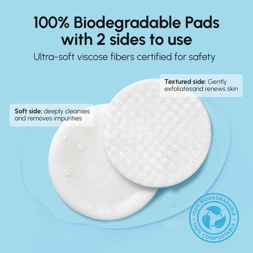MAREE Glycolic Acid Polishes 2 PACK - Toner Polishes for Face Cleansing - Tea Tree Oil, Salicylic Acid & Vitamins E, B3, B5 - Facial Peel & Radiance Deep Cleaning Effect
