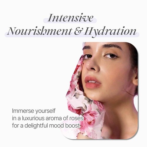 koelf PETITFEE Rose Petal Satin Foot & Hand Mask10pairs (5ea/5ea) - Intensive Nourishing Socks & Gloves Mask, Skily, Smooth Hand, Foot, Repairing Masks