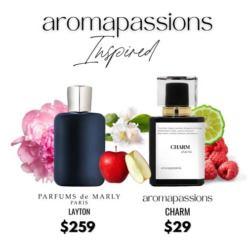 CHARM | Inspired by Parfums De MRLY LAYTON | Pheromone Perfume for Men and Women | Extrait De Parfum | Long Lasting Dupe Clone Perfume Cologne | Essential Oil Fragrance | (30 ml / 1 Fl Oz)