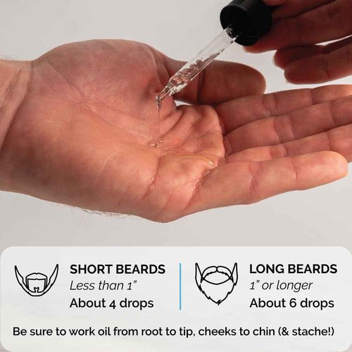 ZEUS Natural Beard Oil for Men, Premium Grooming Oil to Soften, Hydrate, Condition & Control Frizz in Beard and Mustache (Made in USA) Vanilla Rum