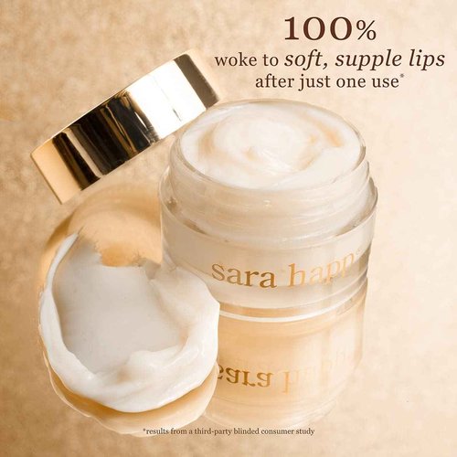 Sara Happ The Dream Slip Overnight Lip Mask Gently Restore, Heal and Renew Lips Overnight with Lip Repair Lipids & Hyaluronic Acid, 0.5 oz.
