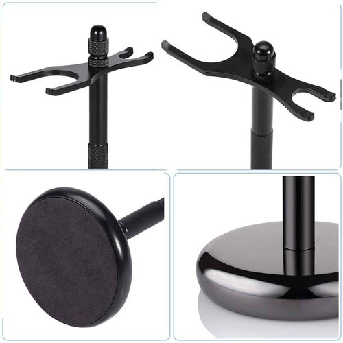 Makidar Premium Razor and Shaving Brush Stand Safety Razor Double-Sided Holder