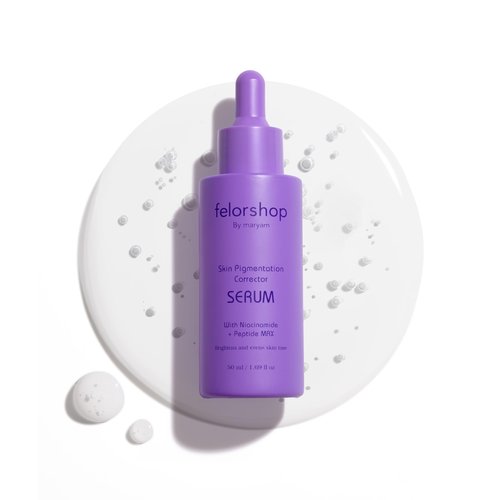 Felor Shop by Maryam Skin Pigmentation Corrector Serum, Niacinamide and Peptide MAX, 1.69 fl oz, Dark Spot Treatment