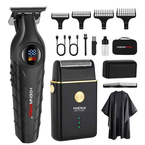 Hair Clipper and Shaver Set Professional Cordless Hair Trimmer for Men, Electric Beard Trimmers foil shavers, Barber Clipper Hair Cuttings Kit