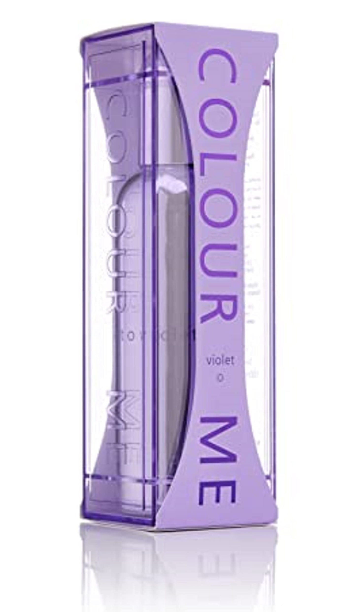 Colour Me Violet by Milton-Lloyd - Perfume for Women - Amber Floral Vanilla Scent - Opens with Citrus, Blackcurrant, and Orange Flower - Blended with Cedar - For Sweet Ladies - 3.4 oz EDP Spray