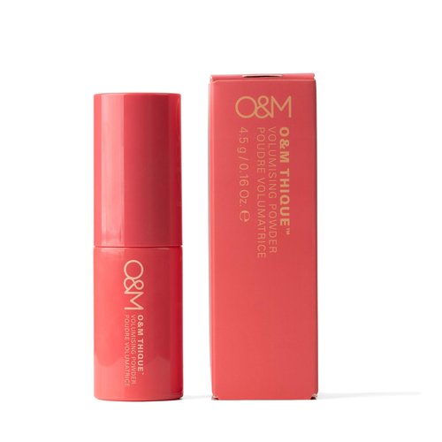 O&M Thique Volumising Powder, Root Lifting Texture Powder, Hair Volume Boost for Women & Men, Dry Styling Formula, Volumizer for Fine Strands, Airless Pump Design, Professional Hair Products, 4.5g