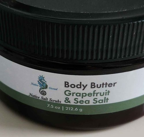 Grapefruit & Sea Salt Body Butter 7.5 oz Full body Hydration Cream