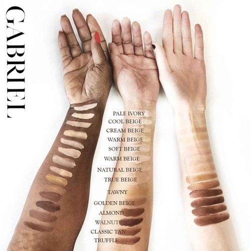 Gabriel Cosmetics Liquid Foundation, Organic Formula- 1 fl oz. (Natural Beige, 1.0)