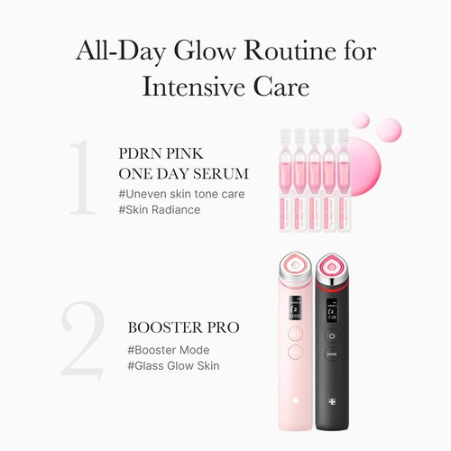 medicube Intensive Moisture & Skin Plumping Set: Salmon DNA PDRN Pink Peptide Serum and Salmon DNA PDRN Pink One Day Serum | Holiday Stocking Stuffers