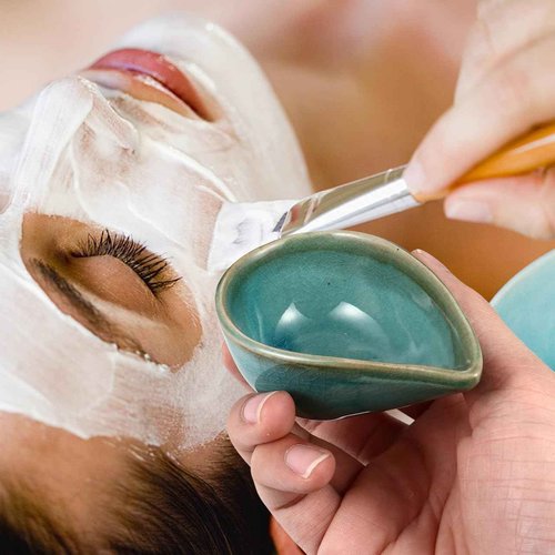 KALLORY Essential Oil Mixing Dish, Ceramic Facial Mask Mixing Bowl Aroma Oil Holder Small Spa Dishes for Salon