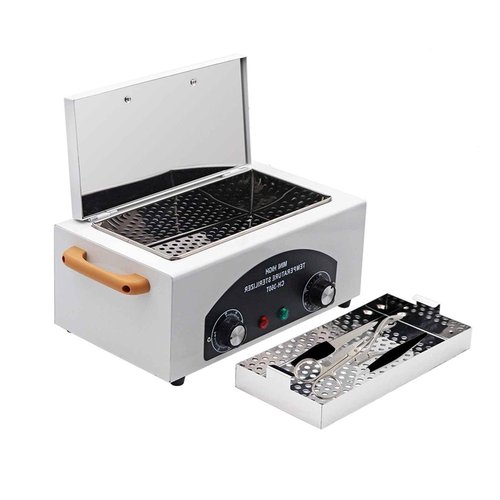 GoLashFun 1.5L Autoclave Sterilizers,High Temperature Nail Tool Sterilizer Metal Tool Cleaning Box,Sanitizing Box for Nail Tools with Timer Dry Heat Sterilizer Cabinet Equipment