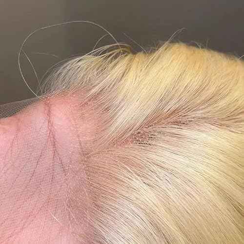 KRN 613 Lace Frontal, 0.11mm Ultra-thin Skinlike Invisible 13x4 Real HD Lace Frontal Pre-Plucked with Baby Hair 12A Grade Brazilian Virgin Hair Straight 18 Inch