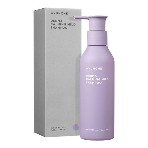 AYUNCHE Derma Calming Shampoo 11 fl. oz. [For Dry & Sensitive Scalp] | Gentle Hydrating Scalp Care | Strengthen Scalp Barrier | Vegan Shampoo | Korean Salon Brand