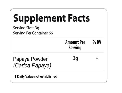 bixa BOTANICAL Papaya Leaf Powder | Carica Papaya | 1 Pound / 16 OZ | Ayurvedic Herbal Supplement | Gluten Free, Non-GMO, Steam Treated, Vegan, 100% Pure.