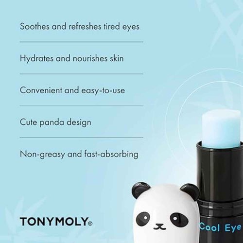 TONYMOLY Green Tea SPF 50 Sunscreen & Panda's Dream So Cool Eye Stick - SPF 50 Sun Protection with Green Tea & Cooling Eye Cream
