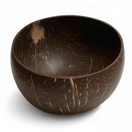 Natural Coconut Shell Shaving Soap Bowl – Handcrafted Shaving Mug & Cup for Men, Naturally Odor-Free, Lightweight, Built for Durability, Perfect for Bowl Shaving & Wet Shave