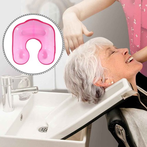 FRCOLOR Hair Styling Perm Bowl Neck Tray Plastic Hairdressing Tray Waterproof Feature