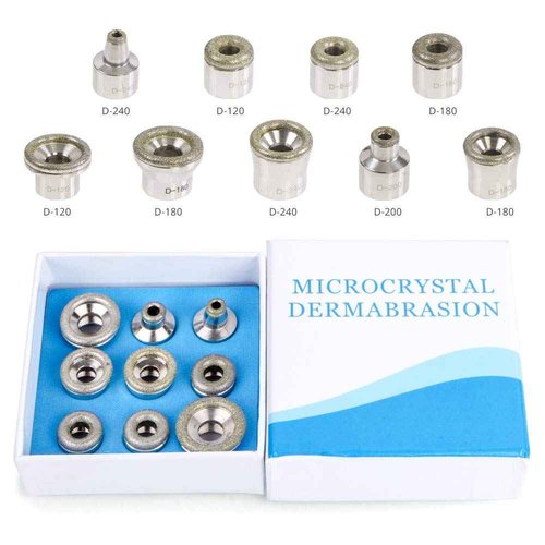 YAVOCOS 9 Pcs Replacement Diamond Tips for Most Diamond Machines Spa at Home Facial Care Beauty Tool