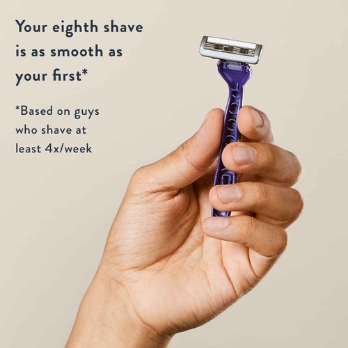 Harry's Men's Disposable Razors, 3-Blade Razors with Lubricating Strip and Pivoting Head, 20 Count
