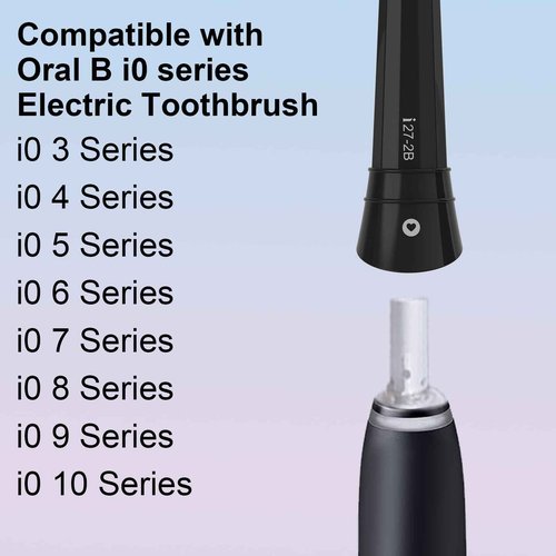 8PCS iO Replacement Heads Compatible with Oral B IO 2/3/4/5/6/7/8/9/10 Series Electric Toothbrush,Compatible with Oral B io Series Toothbrush Heads with Medium Bristles