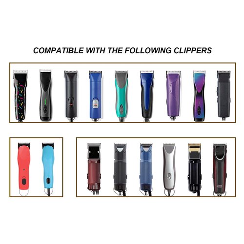 2 Packs Model #64160 Professional Detachable Replacement Stainless-Steel Blades,Cut Length 1/150"(0.1mm),compatible with Andis Ultraedge Outliner Blade/oster Classic 76/Star-Teq/Power-Teq/A5 Clipper