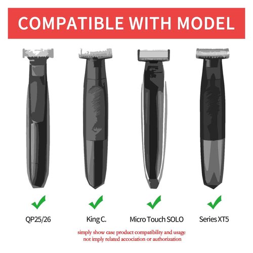 LinMei Travel Shaver Case Compatible with One Blade QP2724/90 QP2834/70 QP2630/72 Hybrid Electric Trimmer Hard Portable Storage Carrying Case for Shavers and Accessories
