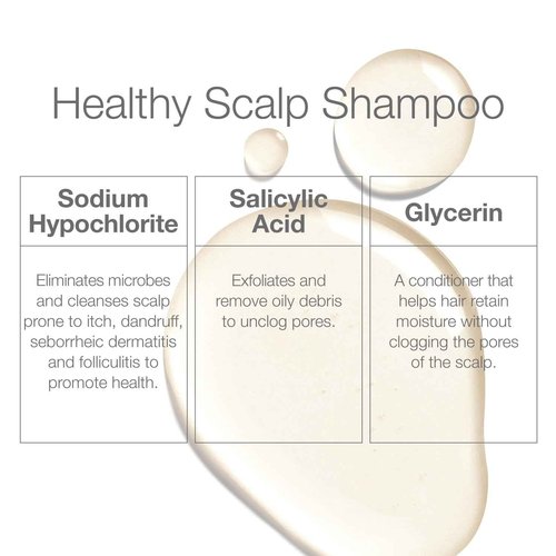 CLn® Shampoo - Clarifying Formula with Salicylic Acid, for Normal to Oily Scalp Prone to Folliculitis, Dandruff, Itchy & Flaky Scalp, Fragrance-Free & Paraben-Free, 8 fl. oz.