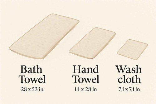 Highly Absorbent Organic Cotton Washcloths, Soft & Durable Face Towels, Made in Japan, Oeko-Tex Class 1 Certified, 7.1 x 7.1 inch, Ivory, Pack of 4 – Proof of Purity